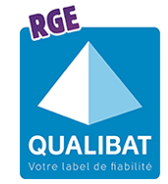 Logo RGE Qualibat : Garantie de qualité et d'expertise en travaux d'isolation thermique, conforme aux normes énergétiques. Choisissez la confiance pour des solutions durables et performantes.